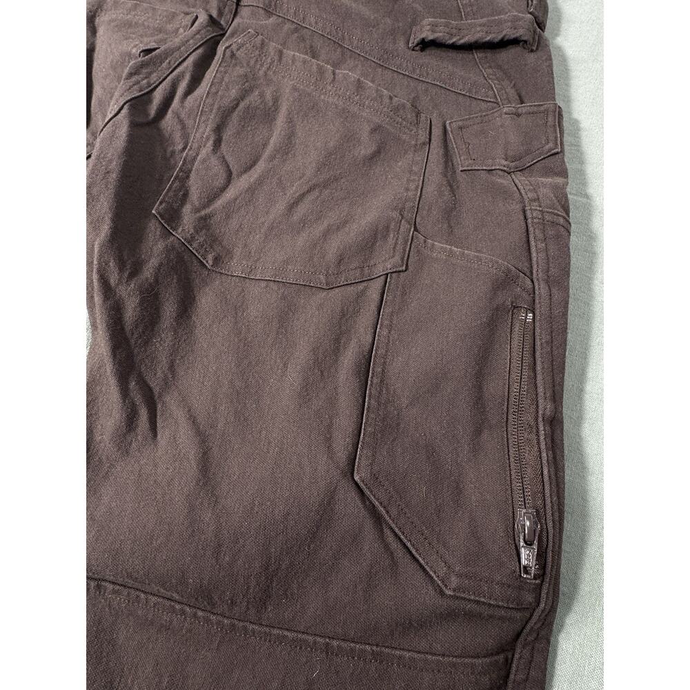 1620 Workwear Double Knee Pants Mens 34x30 Brown Utility USA Made Durable - Picture 11 of 12